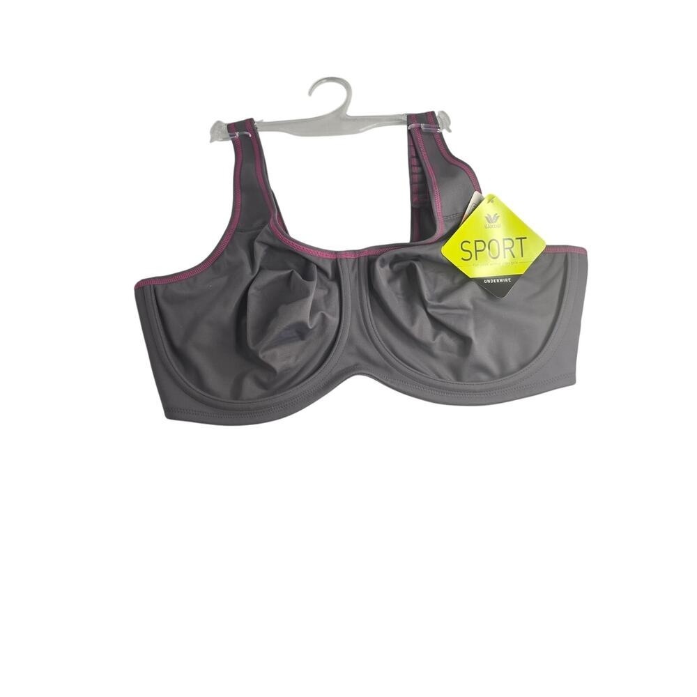 NWT WACOAL UNDERWIRE SPORTS WOMEN'S‎ BRA 855170 LILAC GRAY/ ZEPHYR 42DD